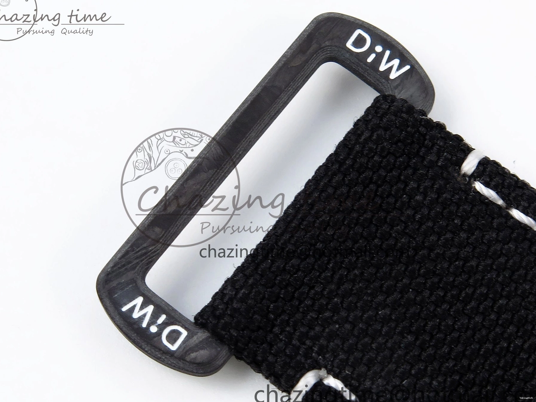 Black Strap Dweller on Dial A2824 DIWF Edition Nylon 43mm Black Best Carbon Sea 0411